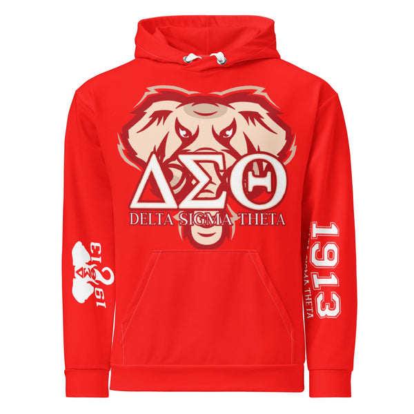Cozy Red College Hoodie
